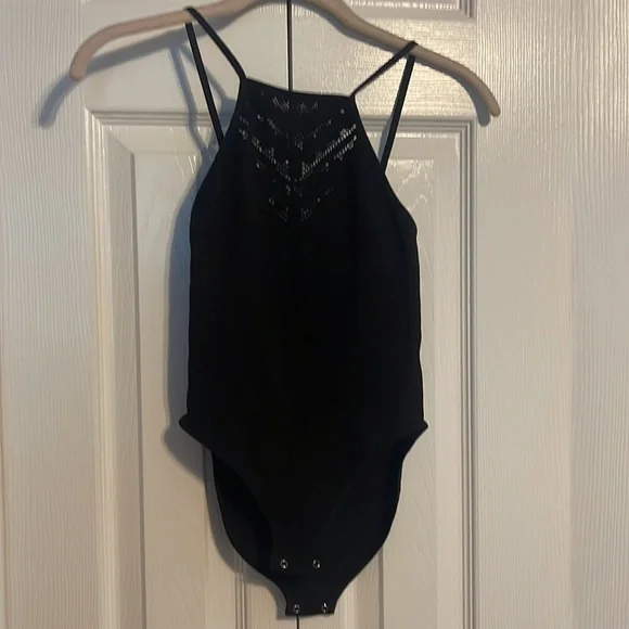 Free People Solstice Bodysuit in black size XS/Small NWOT - Picture 5 of 8
